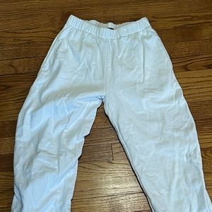 White Sweatpants